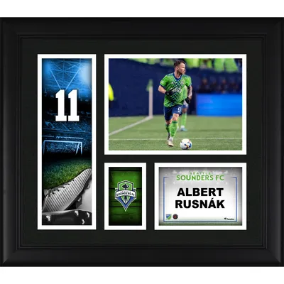 Albert Rusnak Seattle Sounders FC Fanatics Authentic Framed 15" x 17" Player Core Collage