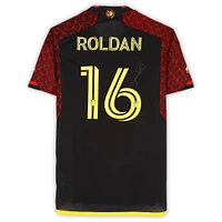 Alex Roldan Seattle Sounders FC Autographed Match-Used #16 Red adidas Jersey from the 2024 MLS Season - Size M