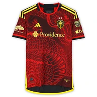 Alex Roldan Seattle Sounders FC Autographed Match-Used #16 Red adidas Jersey from the 2024 MLS Season - Size M