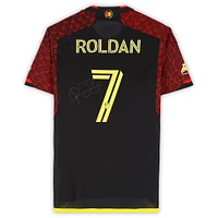 Cristian Roldan Seattle Sounders FC Autographed Match-Used #7 Red adidas Jersey from the 2024 MLS Season - Size M