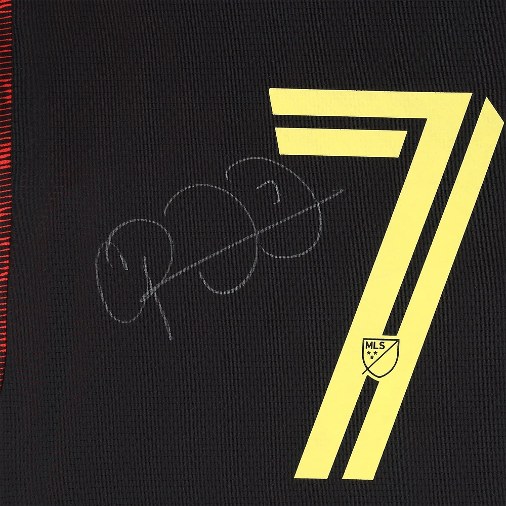 Cristian Roldan Seattle Sounders FC Autographed Match-Used #7 Red adidas Jersey from the 2024 MLS Season - Size M