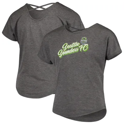 Seattle Sounders FC Fanatics Branded Girls Youth Team T-Shirt - Heathered Gray