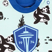 Infant Sport Design Sweden  Mint Seattle Sounders FC Body T-Shirt Bodysuit
