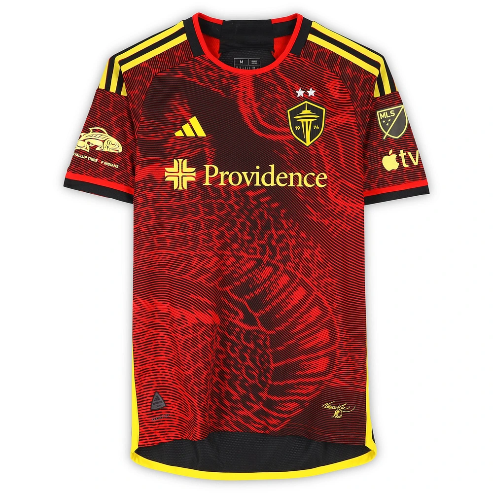 Joao Paulo Seattle Sounders FC Autographed Match-Used #6 Red adidas Jersey from the 2024 MLS Season - Size M