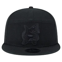 Men's New Era  Black Seattle Sounders FC Canvas 9FIFTY Snapback Hat