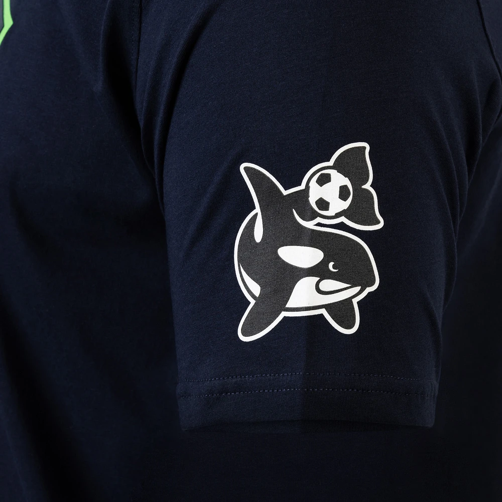 Men's Sport Design Sweden  Navy Seattle Sounders FC Game Day Relaxed T-Shirt