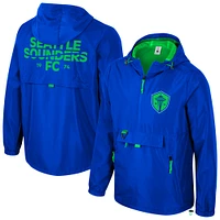 Men's Stadium Essentials  Blue Seattle Sounders FC Compete Quarter-Zip Jacket