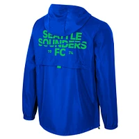 Men's Stadium Essentials  Blue Seattle Sounders FC Compete Quarter-Zip Jacket