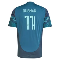 Maillot de joueur réplique du kit The Salish Sea 2025 des Seattle Sounders FC bleu adidas Albert Rusnak pour homme