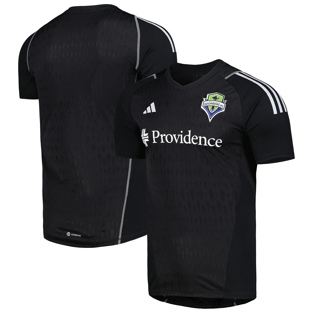 Men's adidas Black Seattle Sounders FC 2023 Replica Goalkeeper Jersey