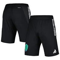 Short d'entraînement sur le terrain AEROREADY adidas noir Seattle Sounders FC 2024 pour homme