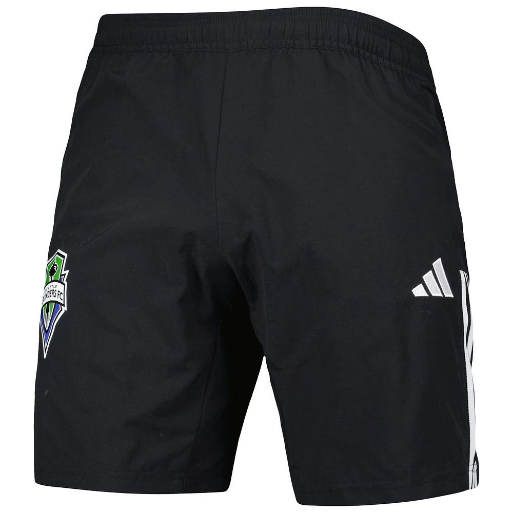 Short d'arrêt adidas Seattle Sounders FC noir pour homme