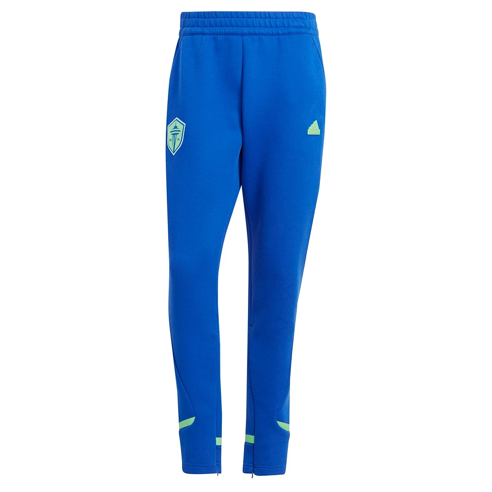 Men's adidas Blue Seattle Sounders FC 2024 Travel Pants