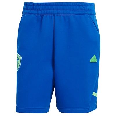 Men's adidas Blue Seattle Sounders FC 2024 Travel Shorts