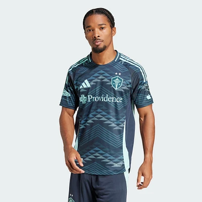 Men's adidas Blue Seattle Sounders FC 2025 The Salish Sea Kit Authentic Jersey