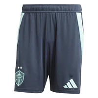 Short adidas bleu Seattle Sounders FC Away 2025 The Salish Sea Kit Authentic pour homme