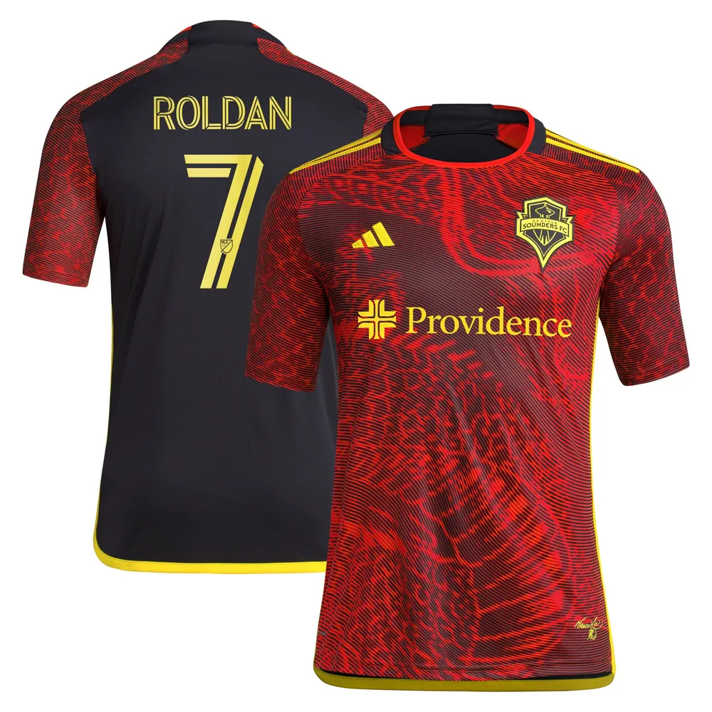 Lids Cristian Roldan Sounders FC adidas 2023 The Bruce Lee Kit Replica Jersey - Red | Brazos Mall