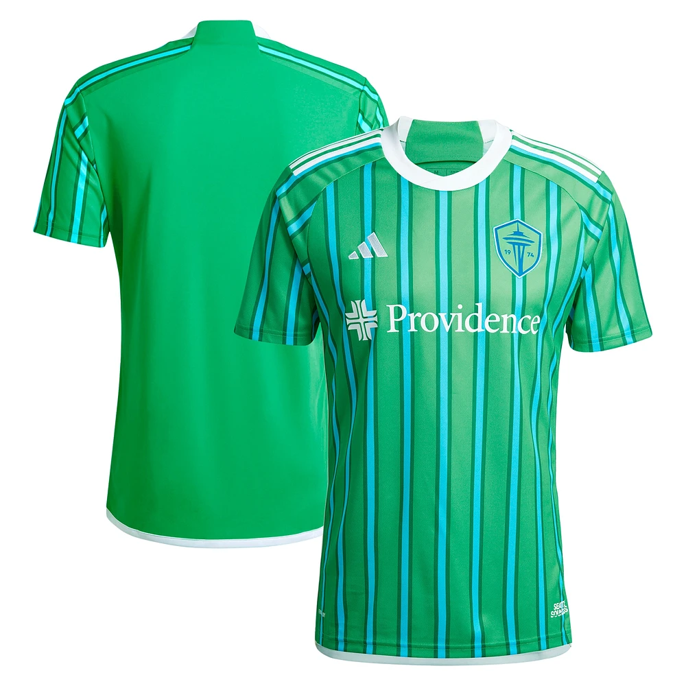 Men's adidas  Green Seattle Sounders FC 2024 The Anniversary Kit Replica Jersey