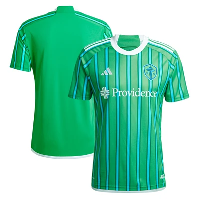 Maillot adidas pour homme Seattle Sounders FC 2024 The Anniversary Kit Replica vert