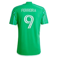 Maillot réplique du kit anniversaire 2024 de Seattle Sounders FC pour homme adidas Jesus Ferreira vert