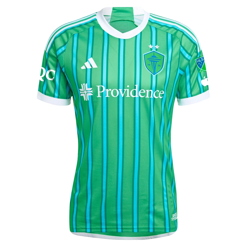 Maillot de joueur authentique Joao Paulo Seattle Sounders FC 2024 The Anniversary Kit pour homme, vert adidas