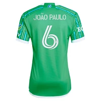 Maillot de joueur authentique Joao Paulo Seattle Sounders FC 2024 The Anniversary Kit pour homme, vert adidas