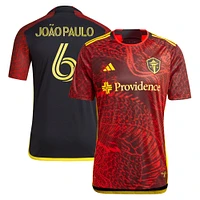 Men's adidas Joao Paulo Red Seattle Sounders FC 2024 The Bruce Lee Kit Replica Player Jersey