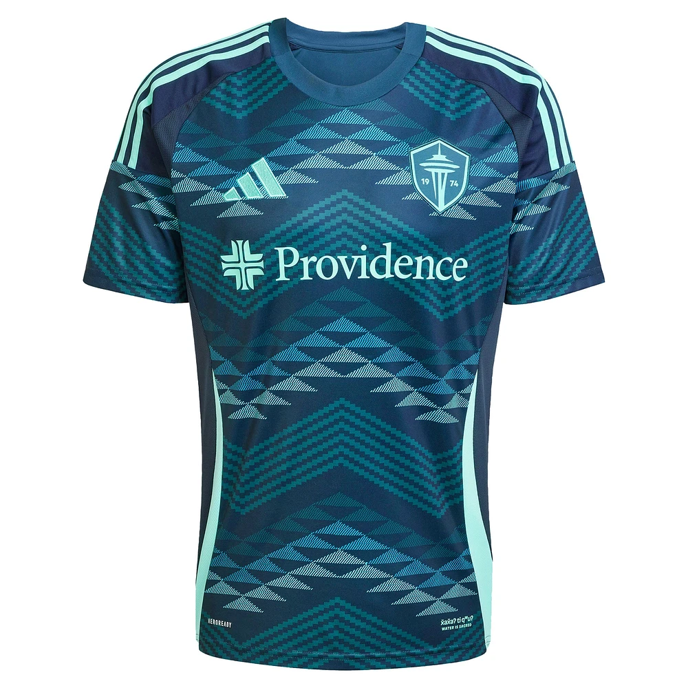 Men's adidas Jordan Morris Blue Seattle Sounders FC 2025 The Salish Sea Kit Replica Player Jersey