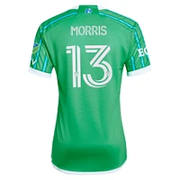 Maillot de joueur authentique Jordan Morris Green Seattle Sounders FC 2024 The Anniversary Kit pour homme