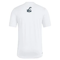 Men's adidas  White Seattle Sounders FC 2025 Jersey Hook AEROREADY T-Shirt