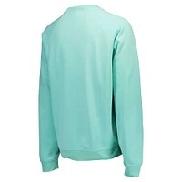 Men's Aqua Seattle Sounders FC Oversized Raglan Pullover Sweatshirt