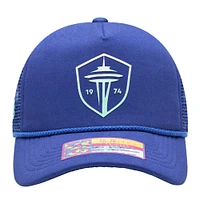 Men's Blue Seattle Sounders FC Atmosphere Trucker Adjustable Hat