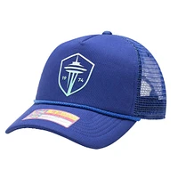 Men's Blue Seattle Sounders FC Atmosphere Trucker Adjustable Hat