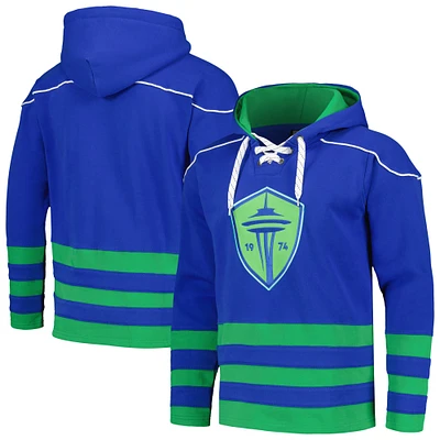 Sweat à capuche bleu Seattle Sounders FC Hockey pour hommes