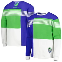 Men's Blue Seattle Sounders FC Logo Pullover Sweatshirt