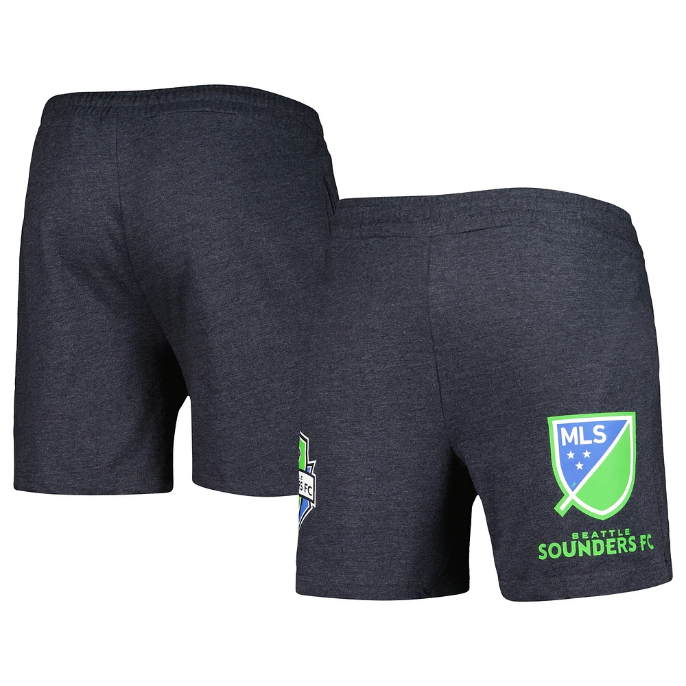 Men's Concepts Sport  Charcoal Seattle Sounders FC Multi-Logo Shorts