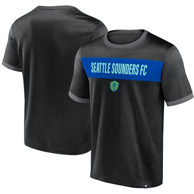 T-shirt noir Seattle Sounders FC Advantages Fanatics pour hommes