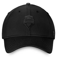 Casquette True Classic Flex noire pour homme de la collection Fanatics des Seattle Sounders FC