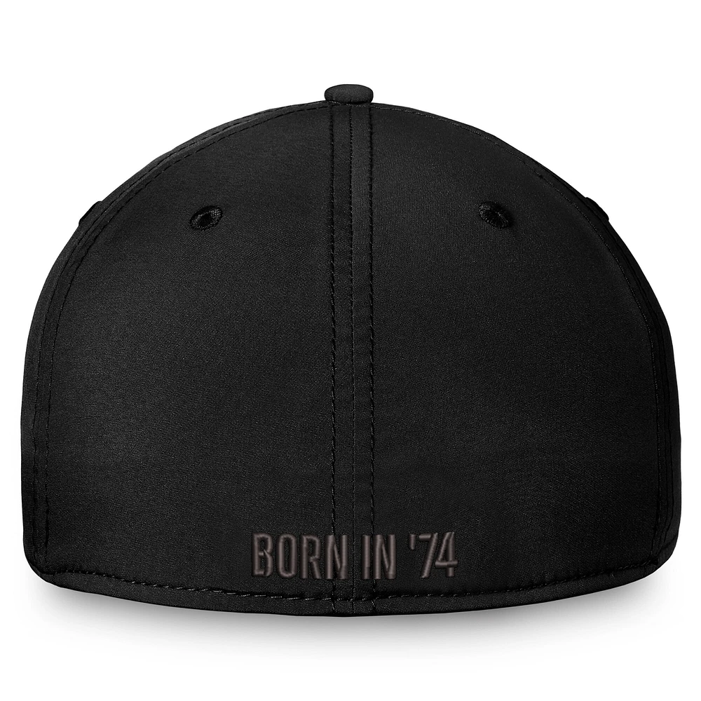 Casquette True Classic Flex noire pour homme de la collection Fanatics des Seattle Sounders FC