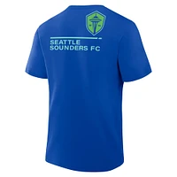 T-shirt bleu fanatiques pour hommes Seattle Sounders FC Corner Kick Legacy