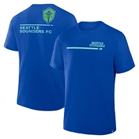 T-shirt bleu fanatiques pour hommes Seattle Sounders FC Corner Kick Legacy