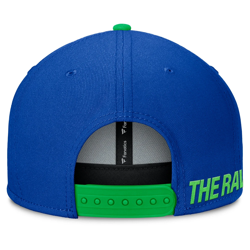 Men's Fanatics Blue Seattle Sounders FC Sitter Snapback Hat