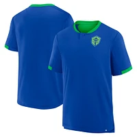 Men's Fanatics Blue Seattle Sounders FC Stoppage Time Striker T-Shirt
