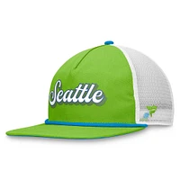 Men's Fanatics Green/White Seattle Sounders FC True Classic Golf Snapback Hat