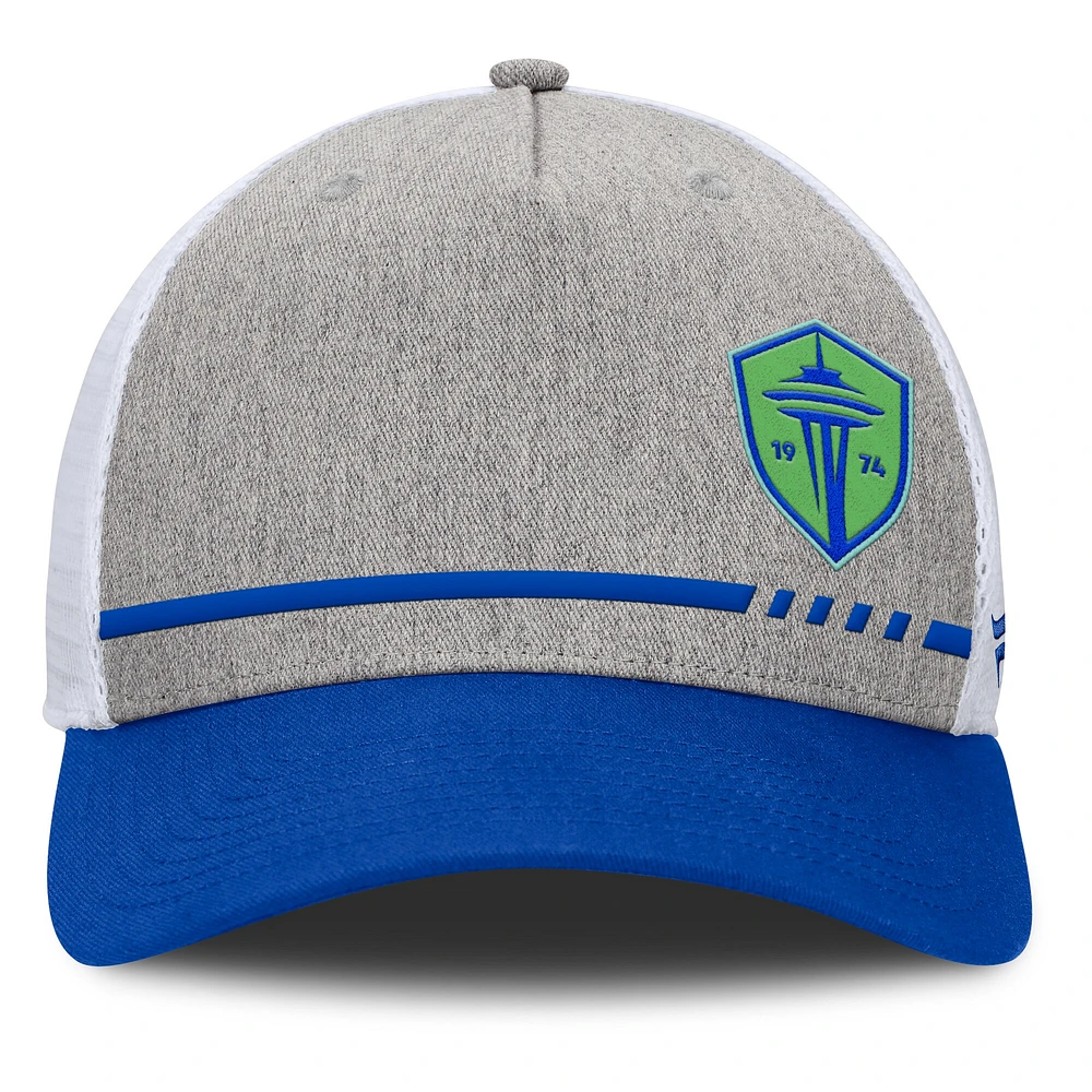 Casquette ajustable à bloc bas Fanatics pour homme, gris chin