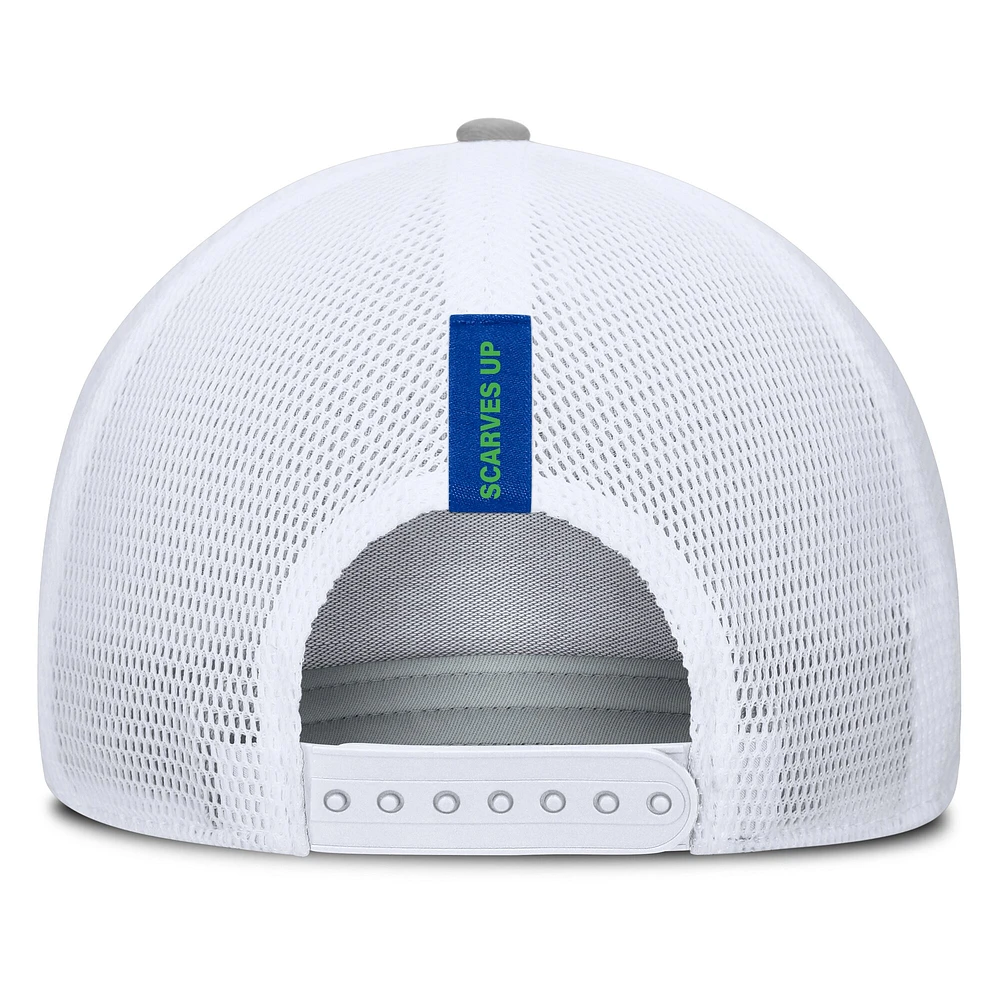Casquette ajustable à bloc bas Fanatics pour homme, gris chin