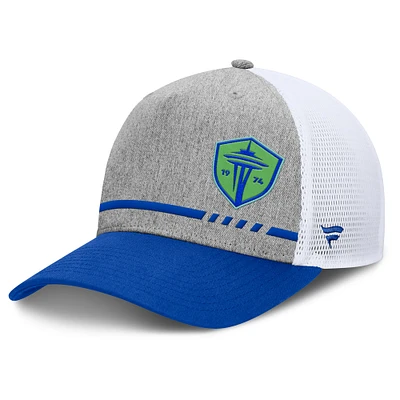 Casquette ajustable à bloc bas Fanatics pour homme, gris chin