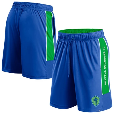 Short de coup pied coin Royal Seattle Sounders FC marque Fanatics pour hommes