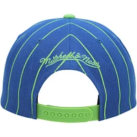 Pin Snapback Seattle Sounders FC Team Mitchell & Ness Bleu pour homme