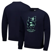 Men's Navy Seattle Sounders FC Pullover Sweatshirt